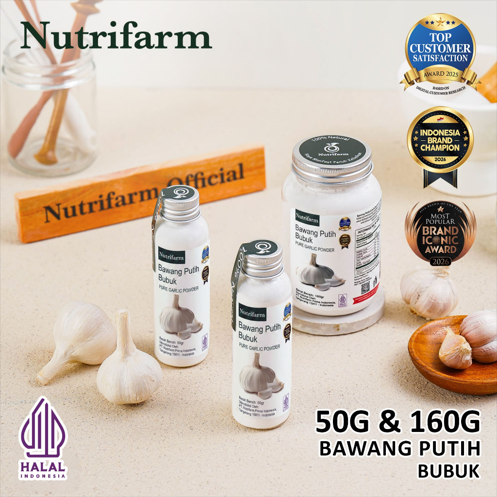 Nutrifarm Bawang Putih Bubuk 50g 160g
