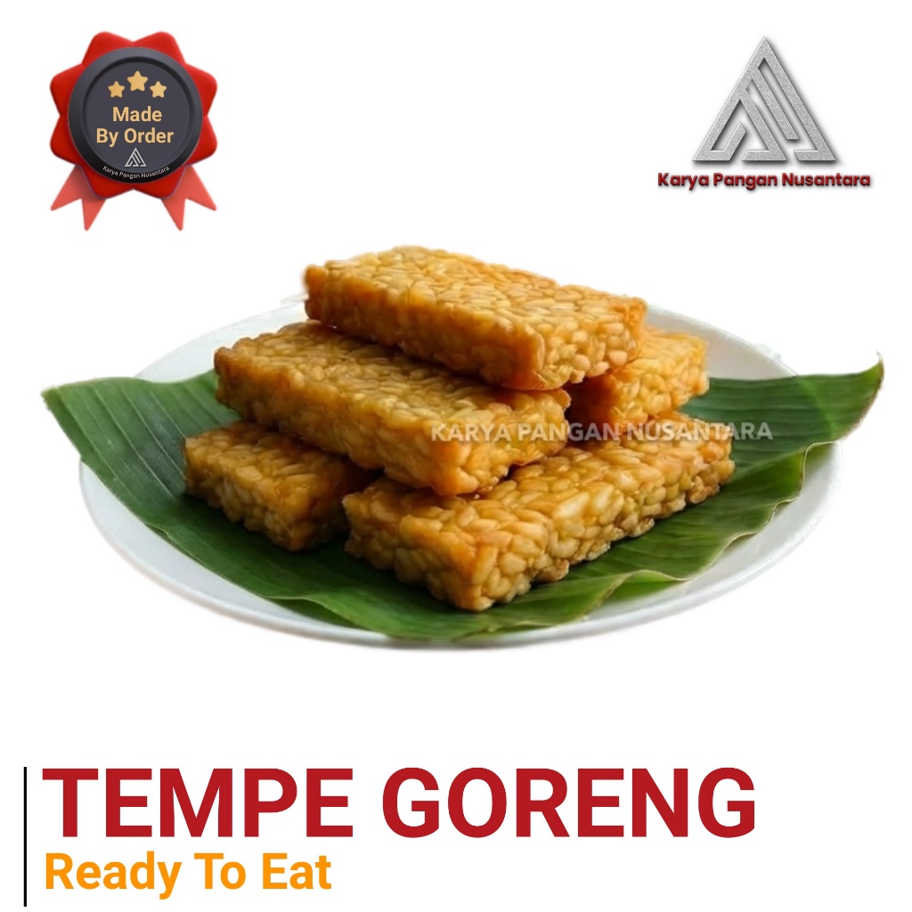 TEMPE GORENG PREMIUM TEMPE GORENGAN TEMPE GORENG MINYAK KELAPA TEMPE GORENG ENAK BERKUALITAS PER PCS