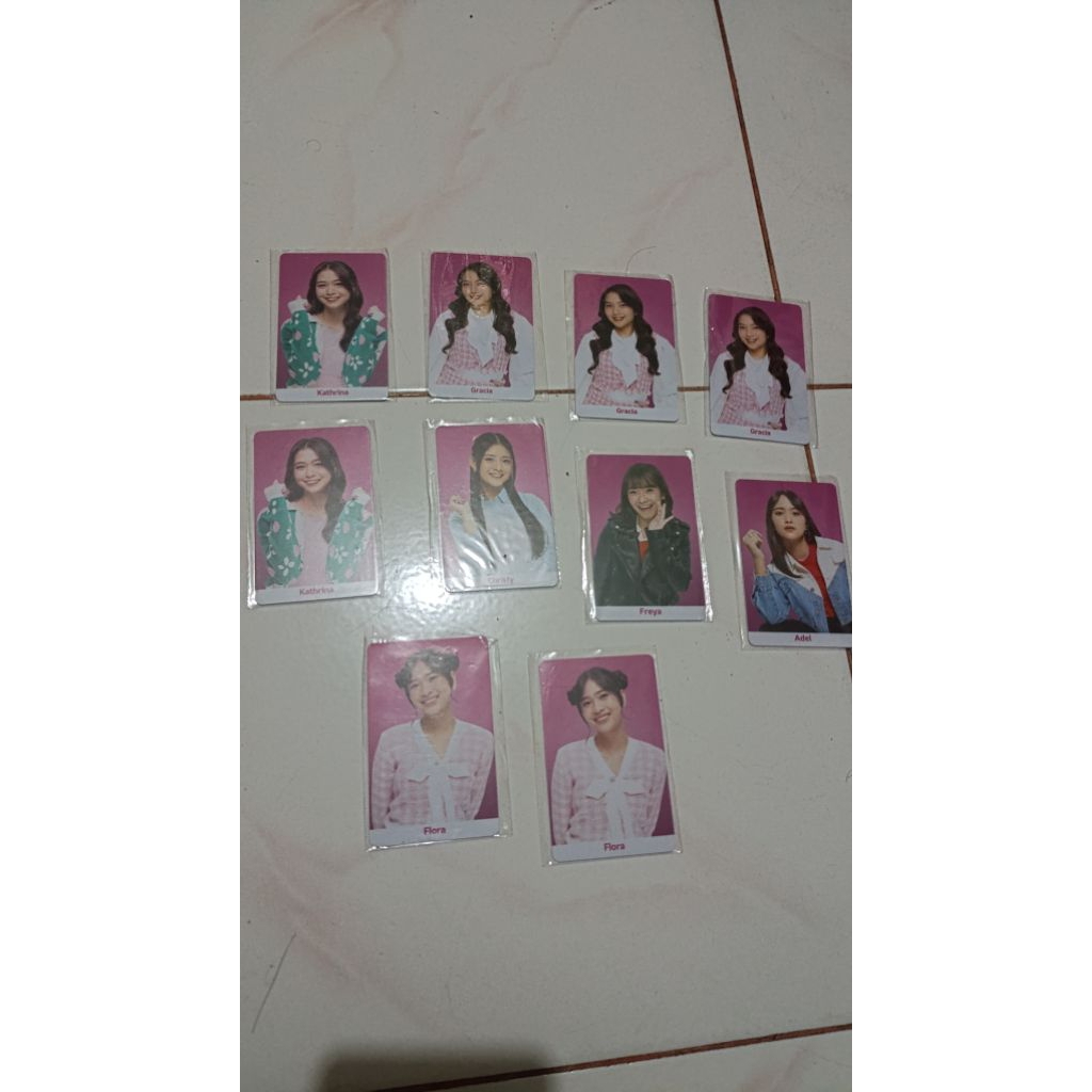 PHOTOCARD OFFICIAL JKT48 TELKOMSEL (TAKE ALL) Freya Christy Gracia