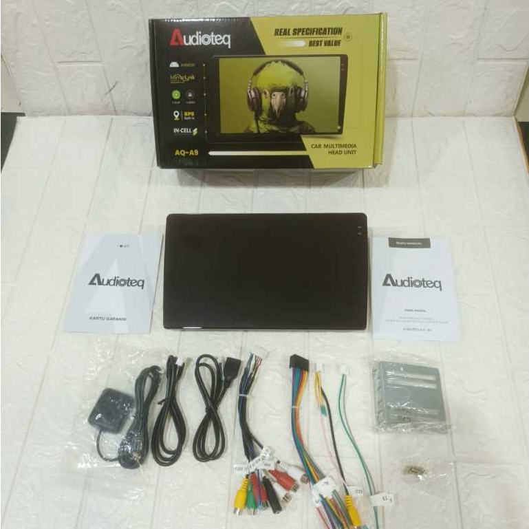 head unit android mobil universal 10 inch audioteq ram 4/64gb