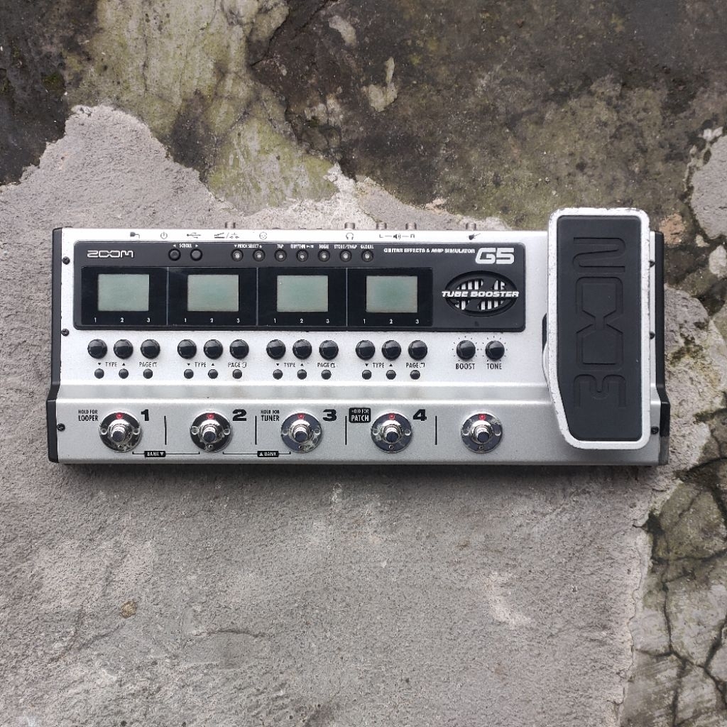 EFEK GITAR SECOND / EFEK GITAR BEKAS / ZOOM G5 / ZOOM G5 BEKAS / ZOOM G5 SECOND / ZOOM G5 / ZOOM G5 