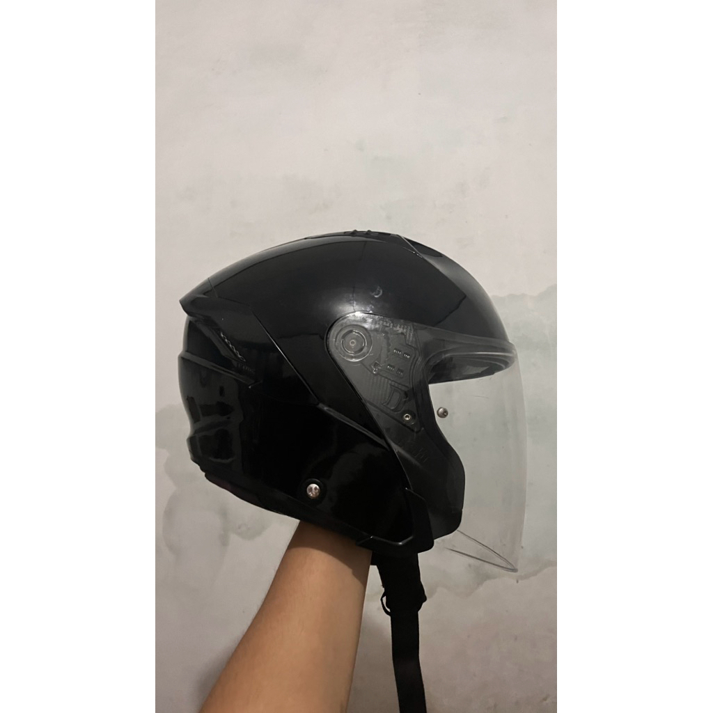 KYT NFJ black glossy Size L second