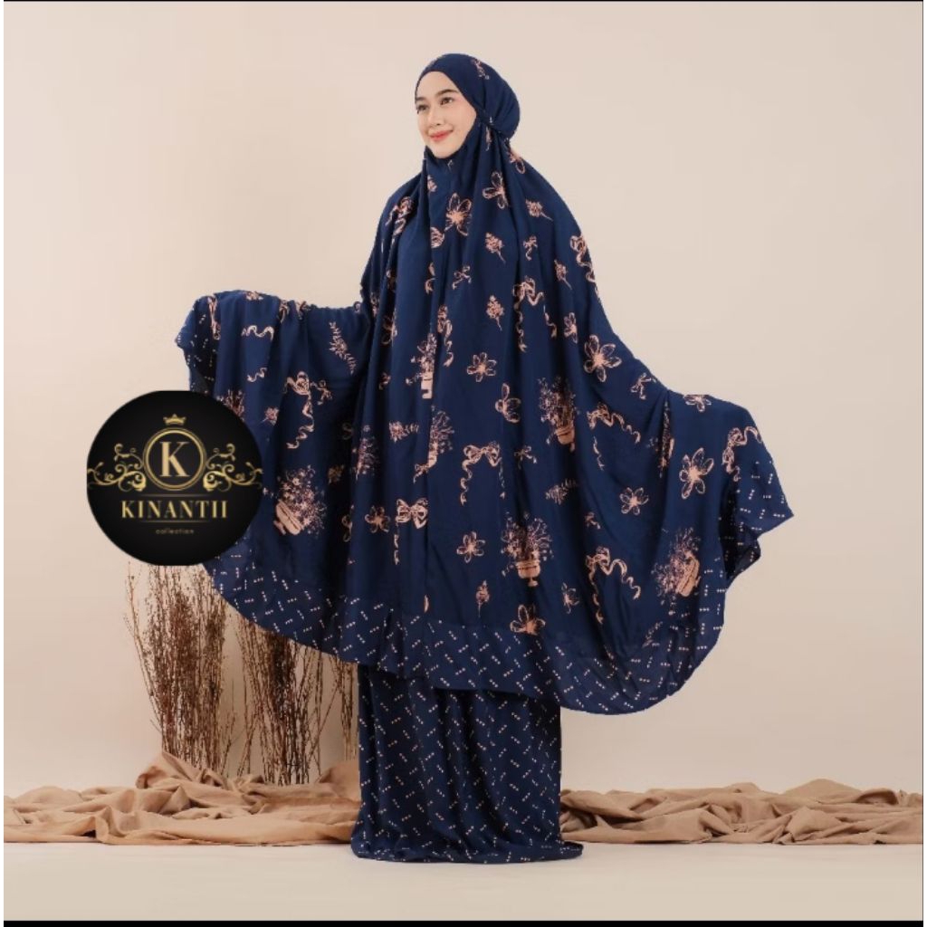Kinantii - Mukena Nadira Rayon jumbo premium // Mukena lebaran jumbo rayon premium