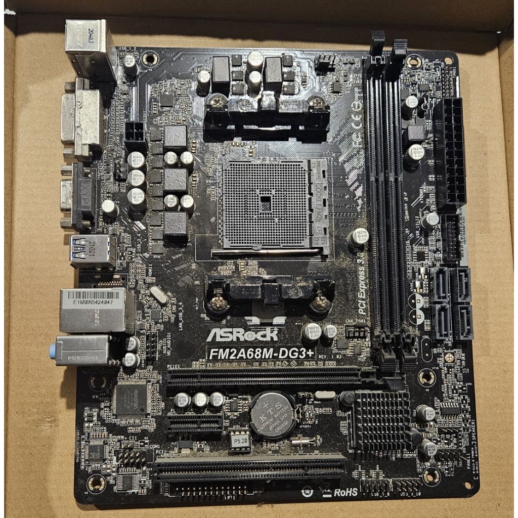 motherboard, Mobo asrock fm2a68m dg3+