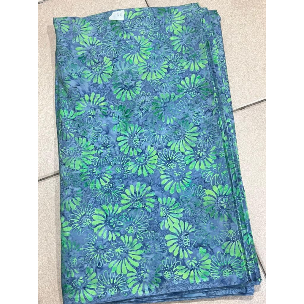 Batik Bali Motif Bunga Besar Abstrak Bahan Katun ( BACA DISCLAIMER )