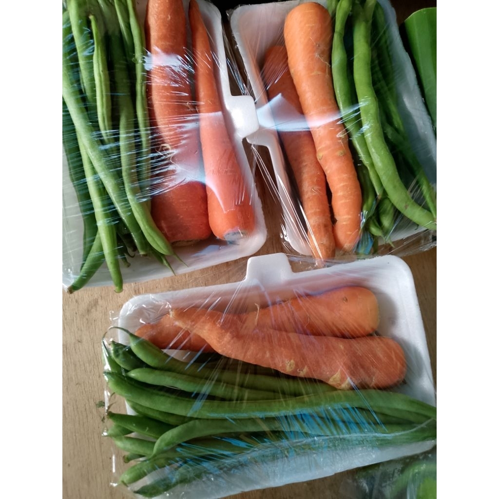 paket promo sayur wortel+buncis+wortel+kentang