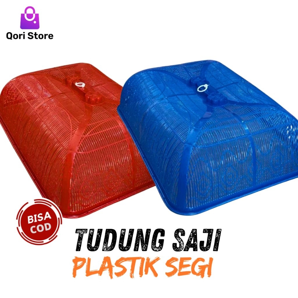 Tudung Saji Plastik Segi / Tudung Saji Petak / Tudung Saji Plastik - Qori Store Indonesia