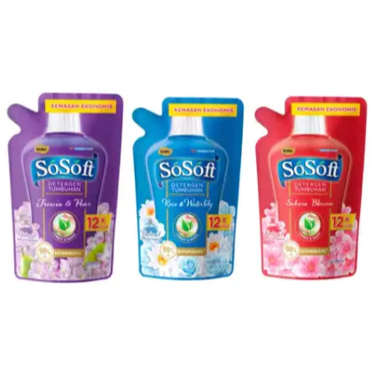 Sosoft Deterjen Cair 360ml Bebas Klorin & Paraben