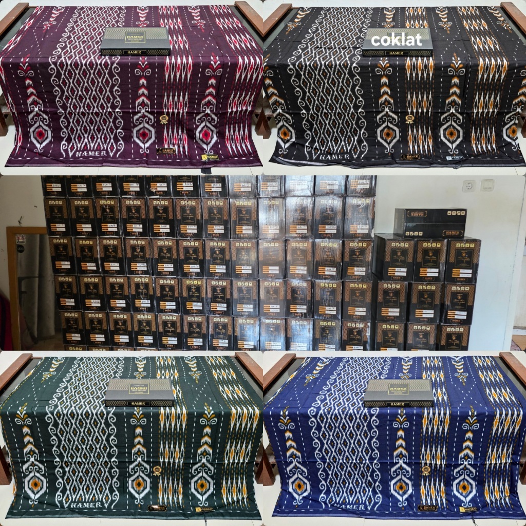 Grosir 1 dus isi 10pcs Untuk Sarung Hamer Spesial Motif Kawung di Produksi oleh Tamer House
