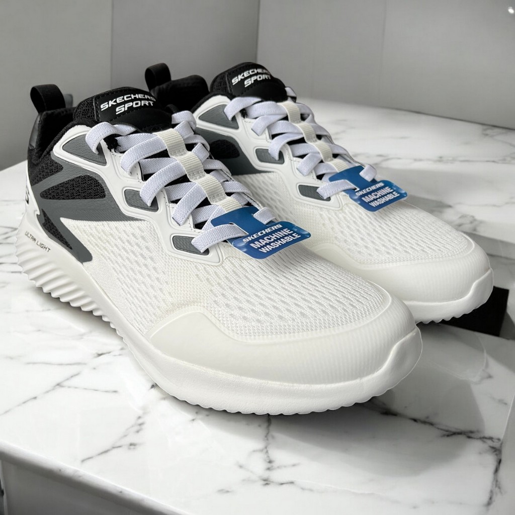 Sepatu Running Pria Skechers Tali Variasi ORIGINAL Model Terbaru Sneakers Lari Nyaman