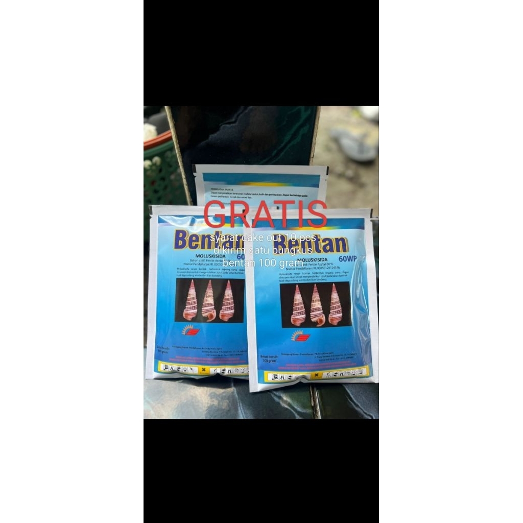 Racun keong bentan 100 gram