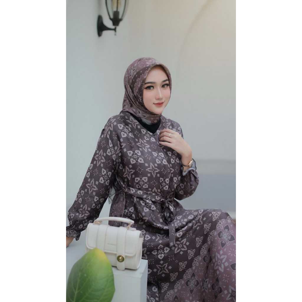 GAMIS SULINA SET KHIMAR|GAMIS PREMIUM EXCLUSIVE|GAMIS PREMIUM|Gamis Syari Best Seller SULINA Set Khi