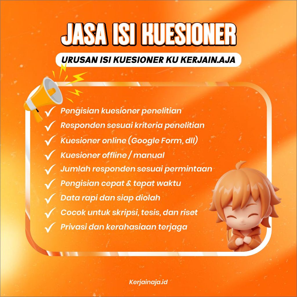 LAYANAN JASA ISI KUESIONER