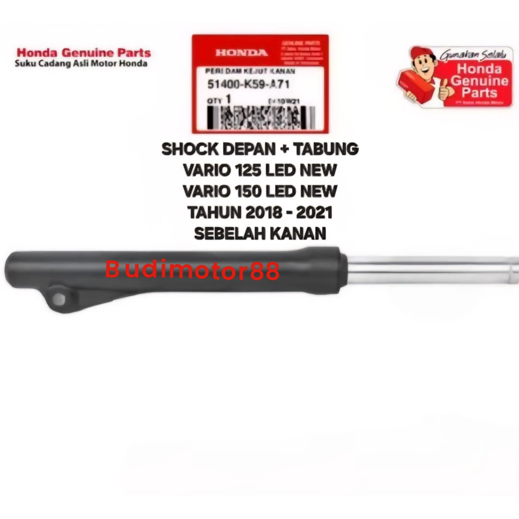 SHOCK DEPAN PLUS TABUNG VARIO 125 LED NEW VARIO 150 LED NEW TAHUN 2018-2021 SEBELAH KANAN ORIGINAL 5