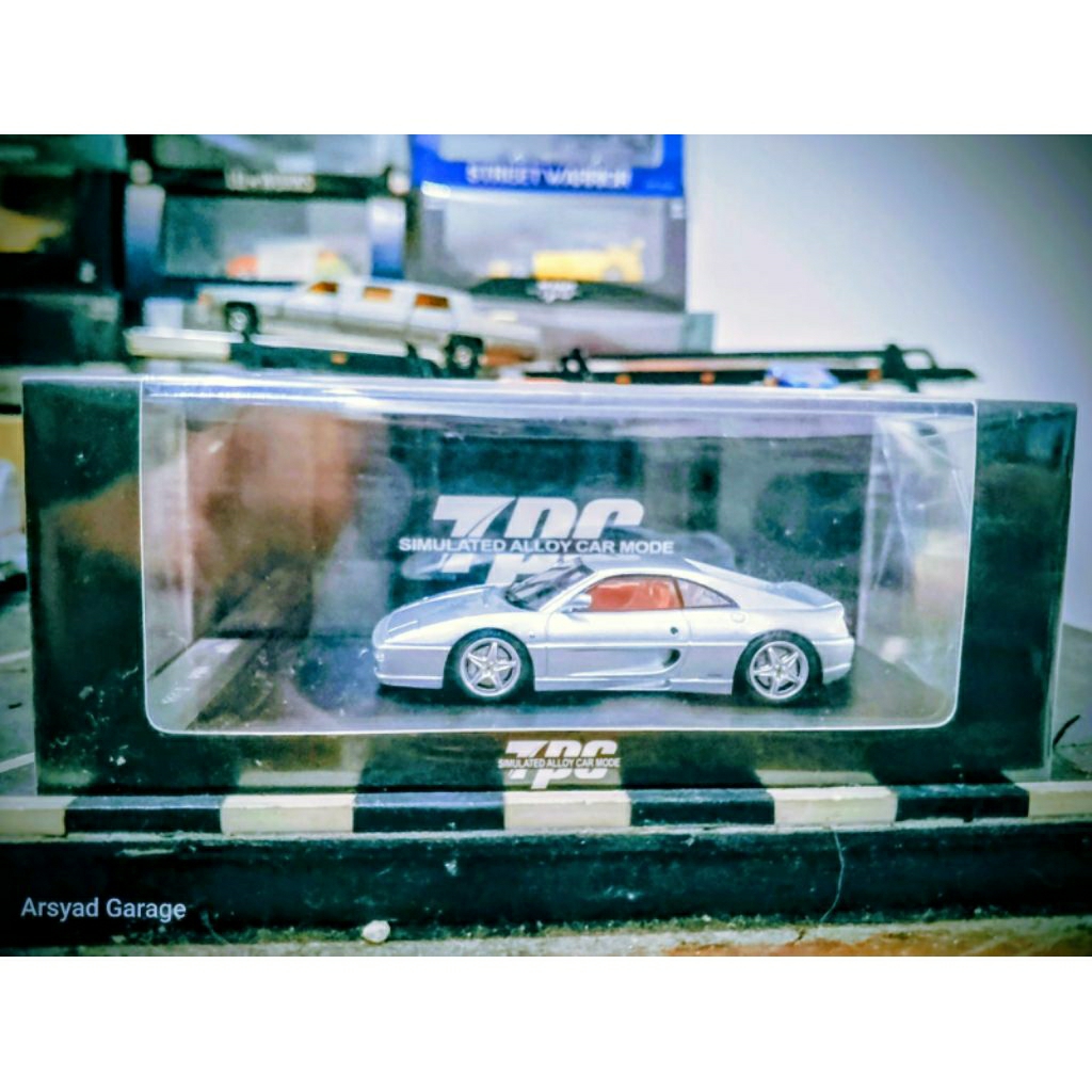 Diecast TPC Ferrari F355 Silver Segel