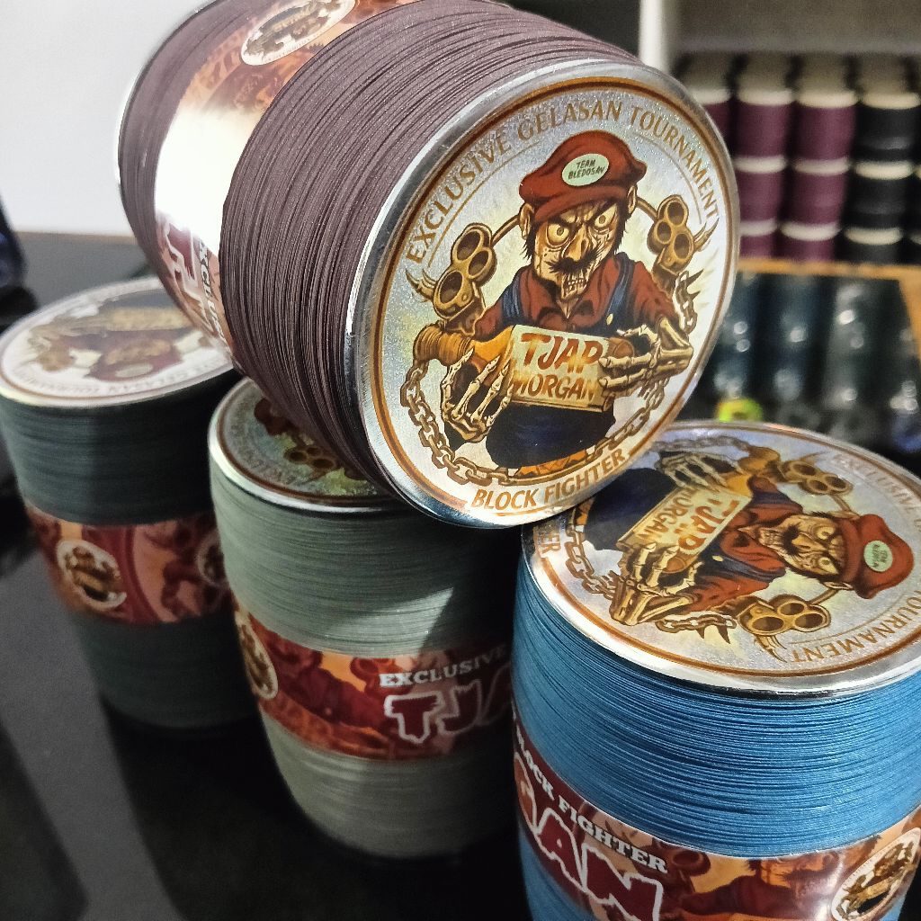 SENAR MATOT TJAP MORGAN 023 PANJANG 6000 YARD, GELASAN MATOT SUPER