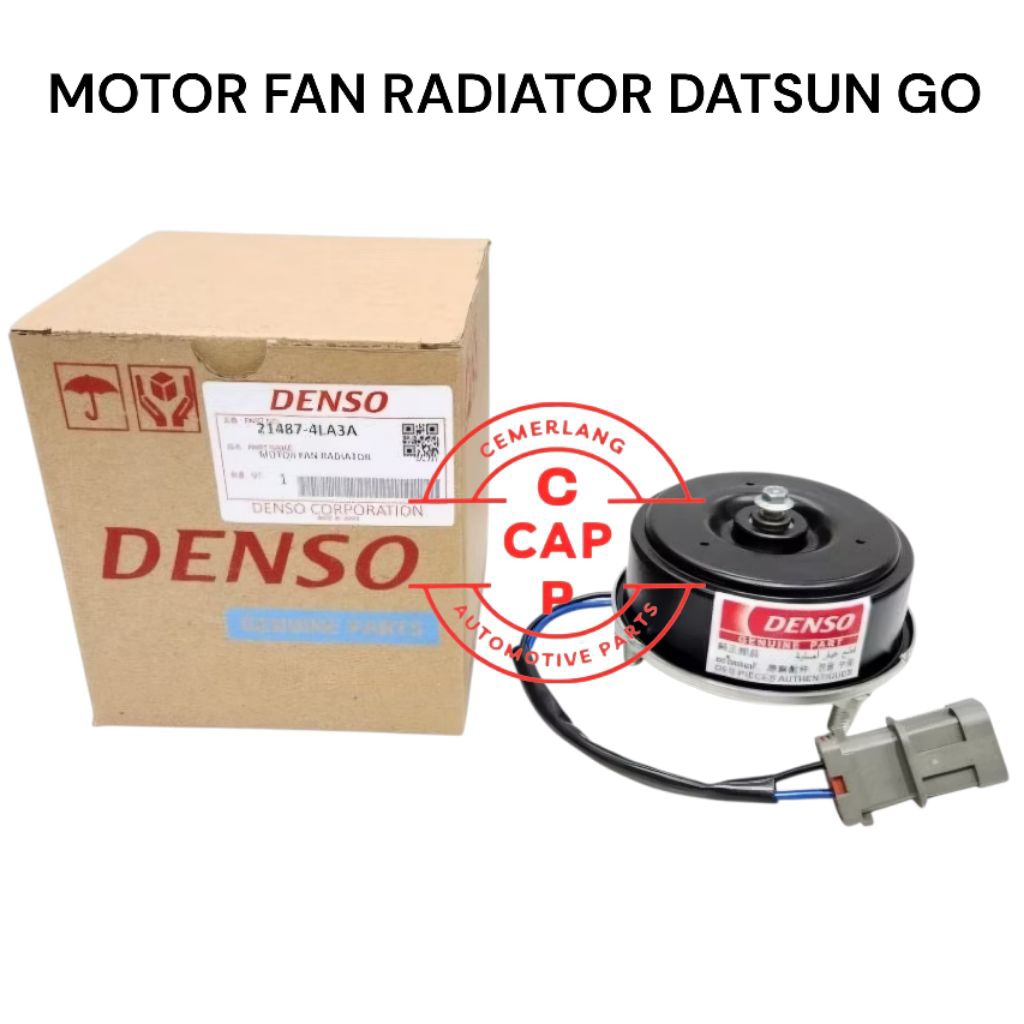 MOTOR FAN DATSUN GO - MOTOR FAN RADIATOR DATSUN GO 21487-4LA3A DENSO - MOTOR FAN