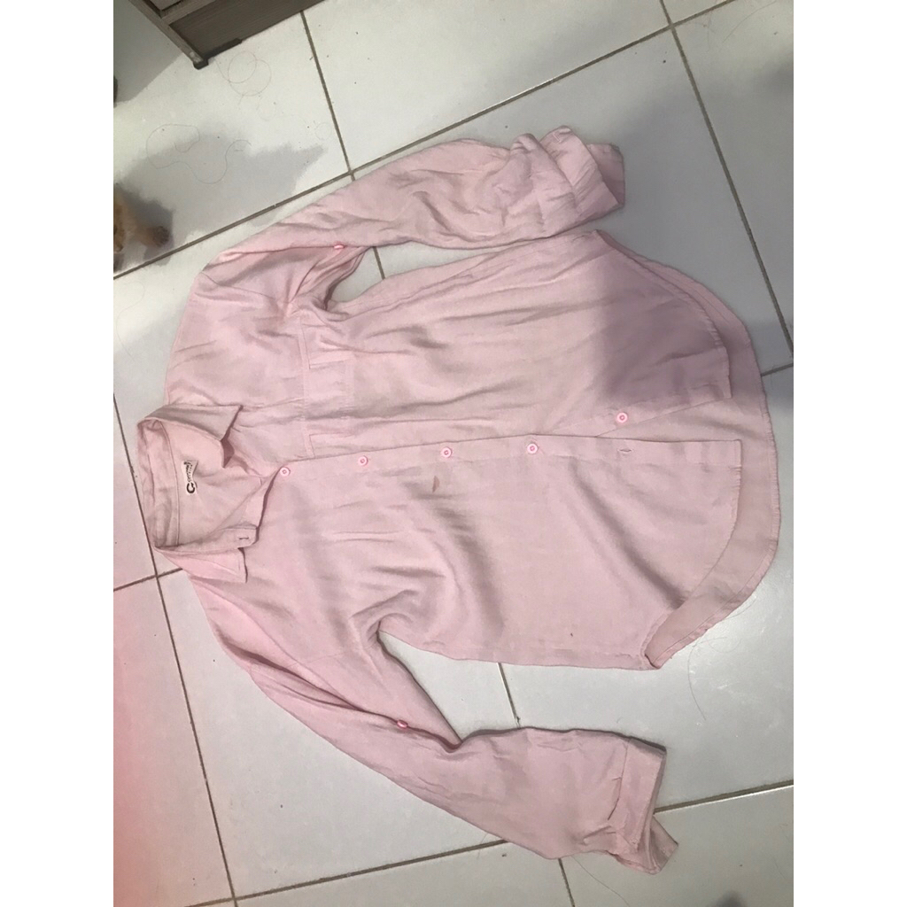 KEMEJA PINK PRELOVED