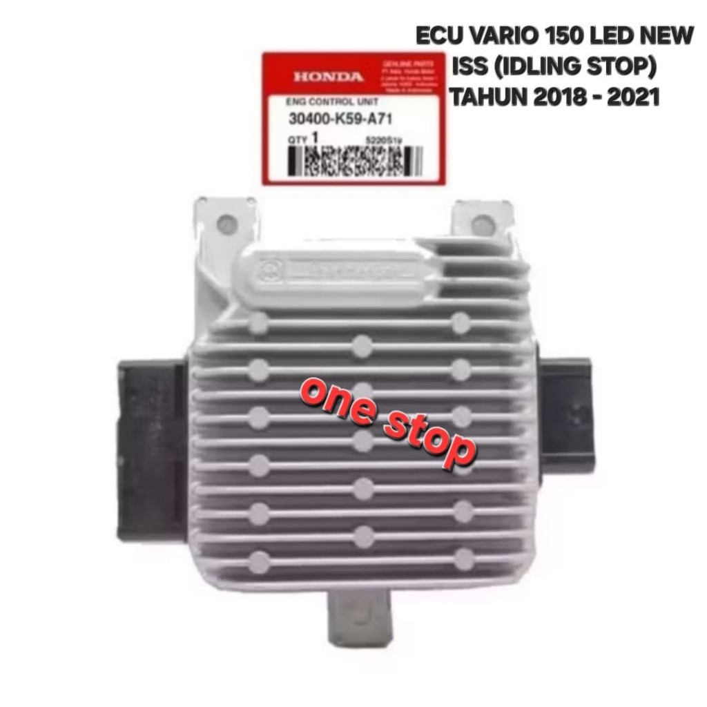 ECU ECM CDI VARIO 150 LED NEW ISS IDLING STOP TAHUN 2018 - 2021 30400-K59-A71 ORIGINAL