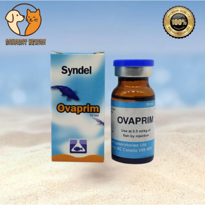 OVAPRIM SYNDEL 10ML HORMON OBAT PEMIJAHAN IKAN HIAS AQUARIUM