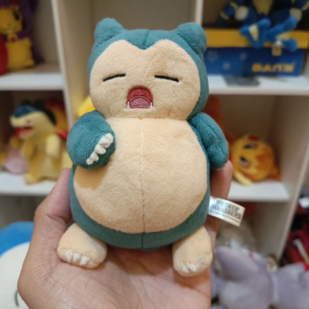 Plush Snorlax Sanei Pokemon / Boneka Snorlax Pocket Monsters SanEi