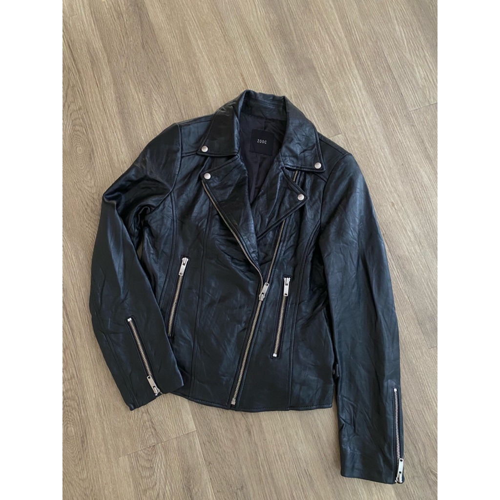 ZOOC RAMONES LEATHER JACKET | ROCKSTAR | BIKER
