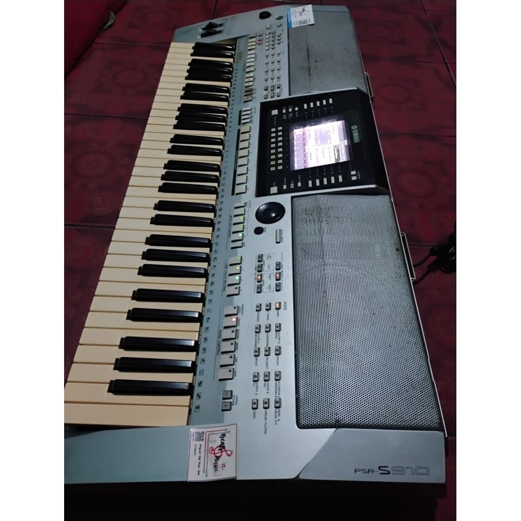 keyboard musik/ organ tunggal/ piano digital/ Yamaha PSR S 910 plasdisk second