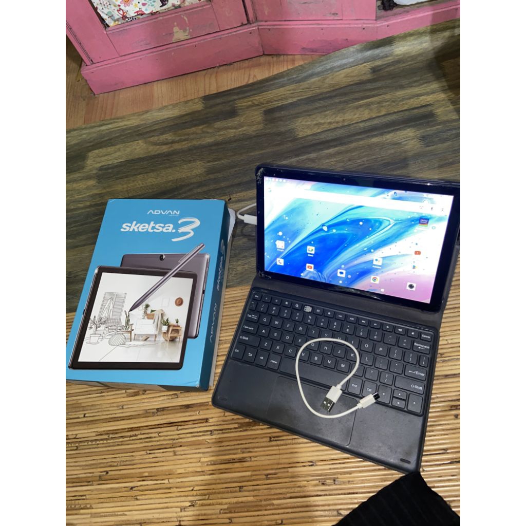 Tablet Advan Tab Sketsa 3 Second | Normal | Minus Layar Sedikit dan Stylus
