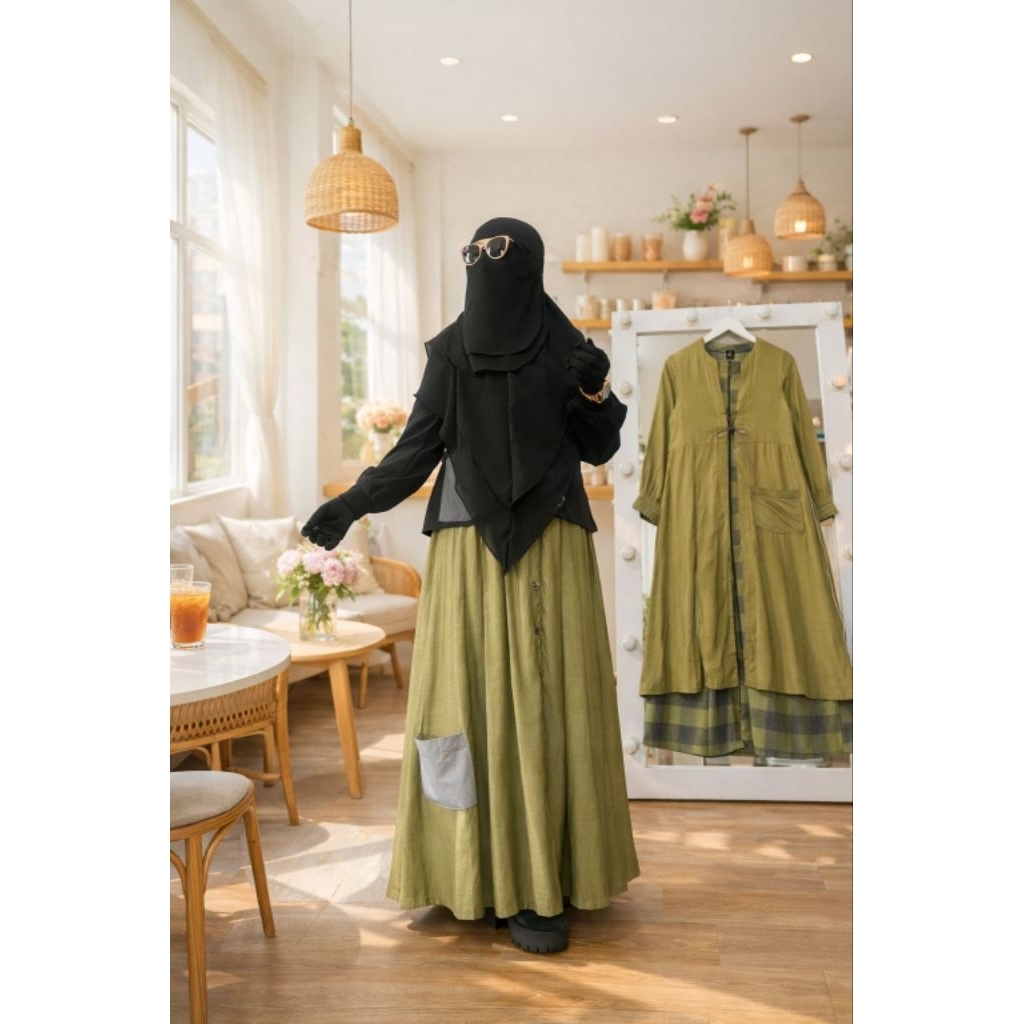 gamis set ayara by simply laisa