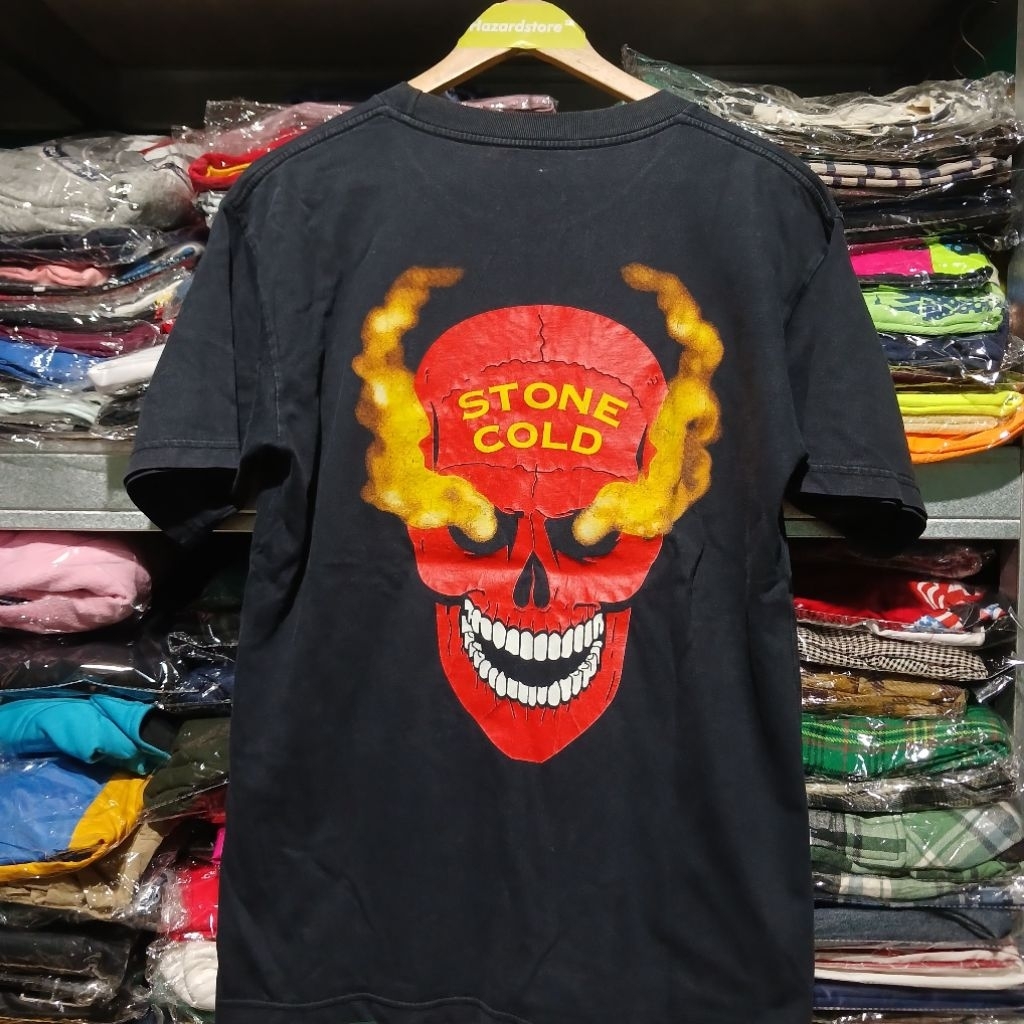 t-shirt kaos vintage wwe stone cold Steve Austin 3:16