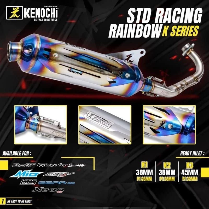 KNALPOT KENOCHI RAINBOW
