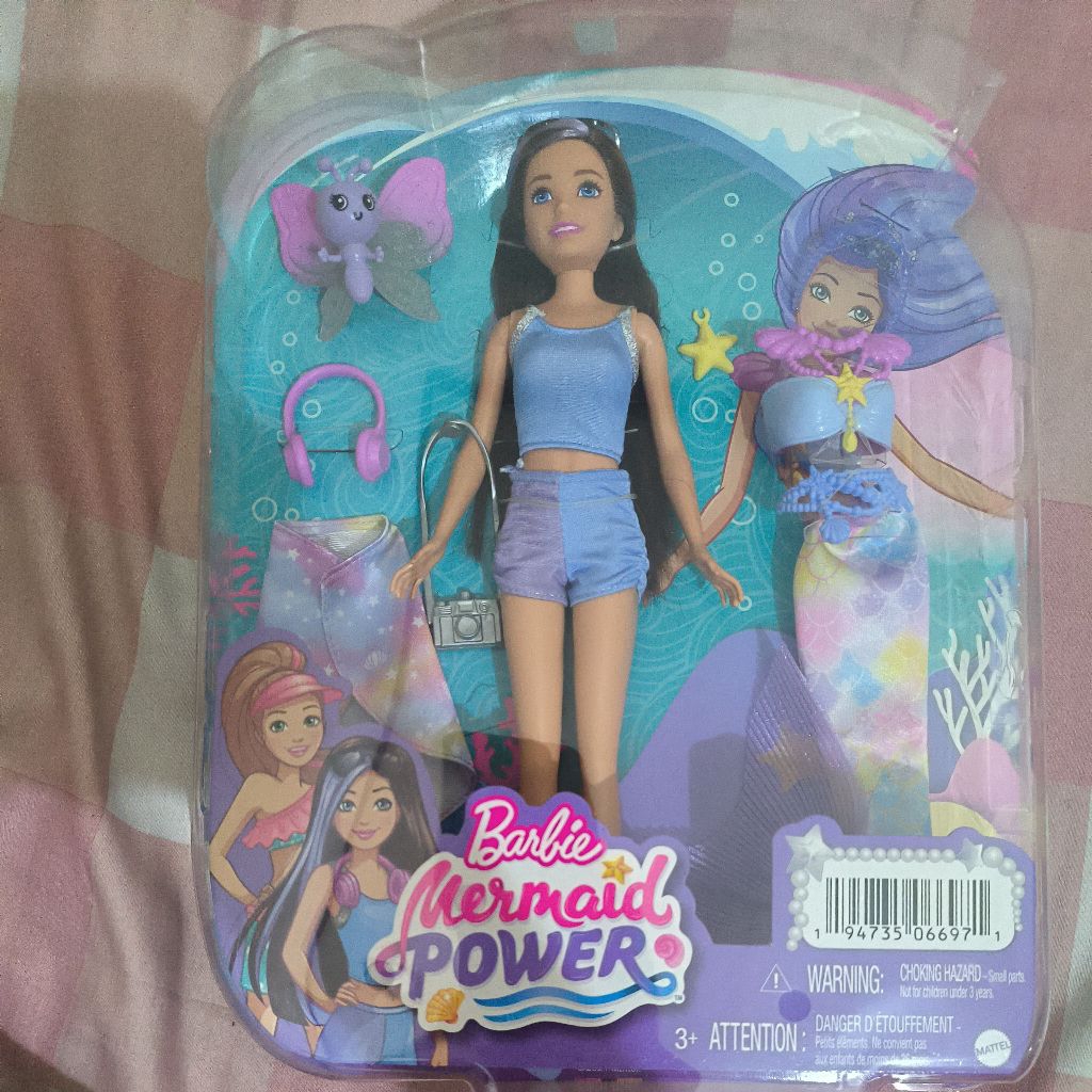 Barbie mermaid power mainan anak anak