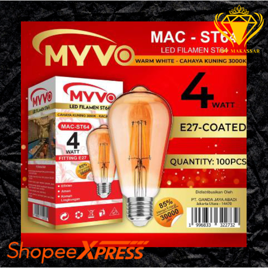 LAMPU FILAMEN MYVO ST64