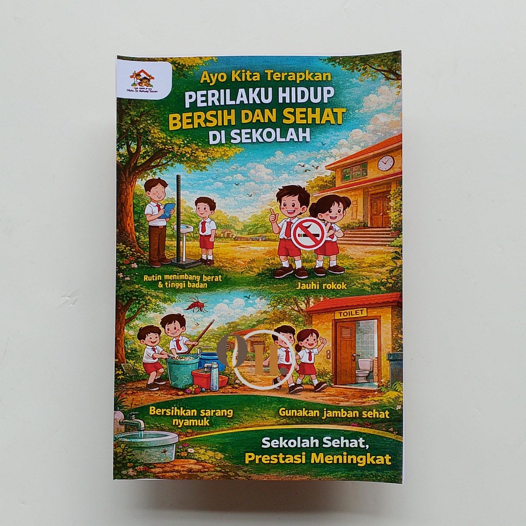 Poster PHBS - Poster Ayo Terapkan PHBS di Sekolah - PHBS di Sekolah