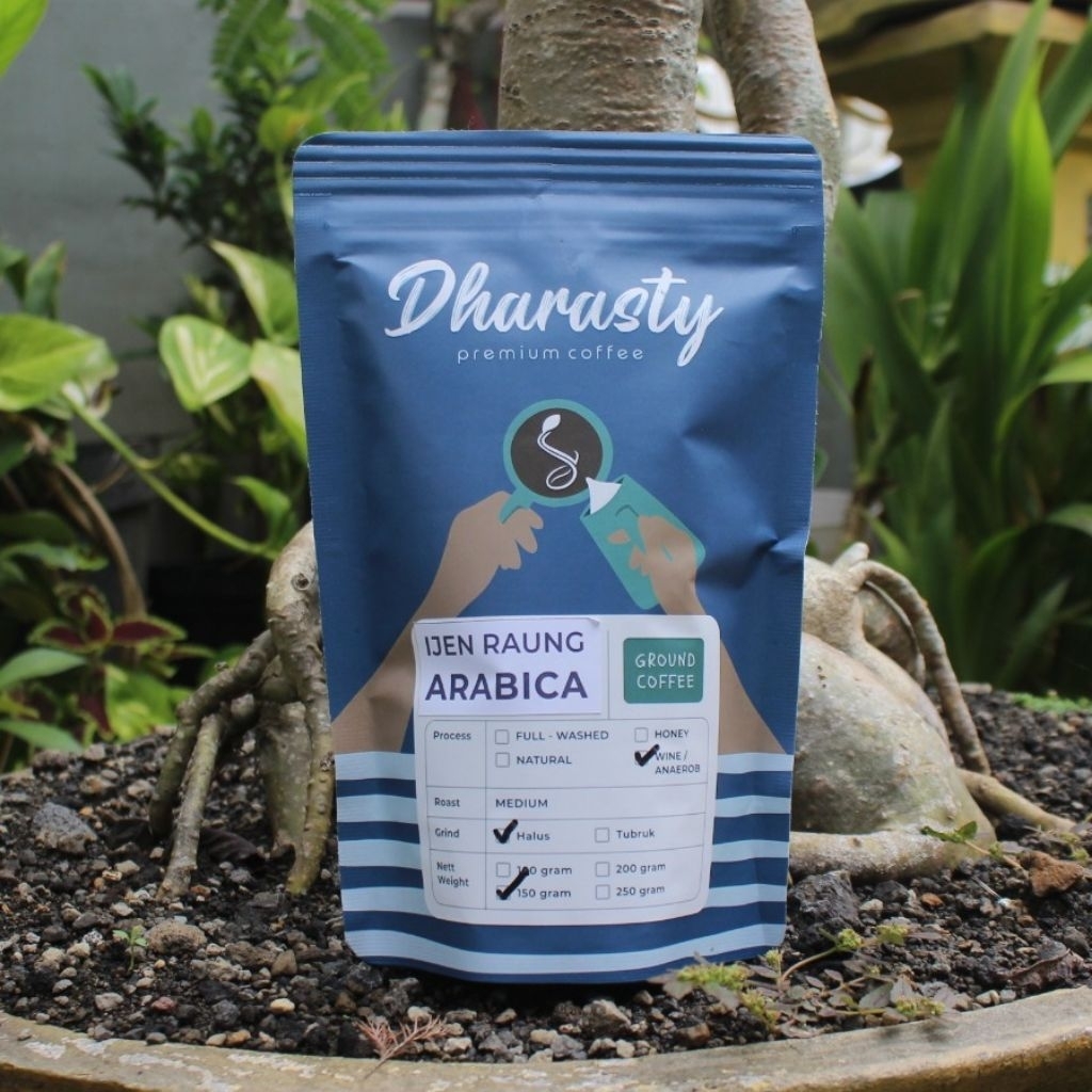 Kopi Bubuk Arabika GRADE A Natural Wine Anaerob | Dharasty Coffee Origin Ijen Raung Bondowoso