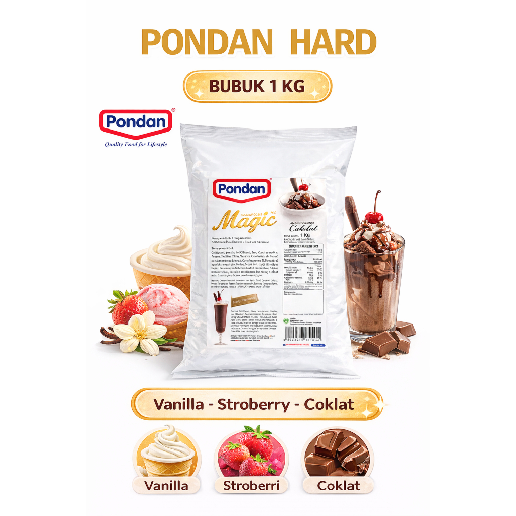 Bubuk Es Cream Instan Bubuk Pondan Es Krim 1Kg Bubuk Es Kental Flamingo