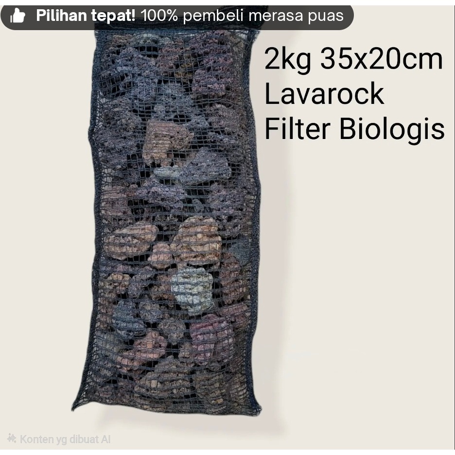 Lavarock 2kg Filter Biologis Kolam Koi / Filter Kolam Koi