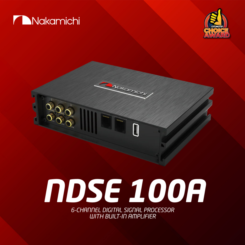 Nakamichi DSP Power Amplifier Digital Signal Processor Audio Mobil Fidela NDSE 100A