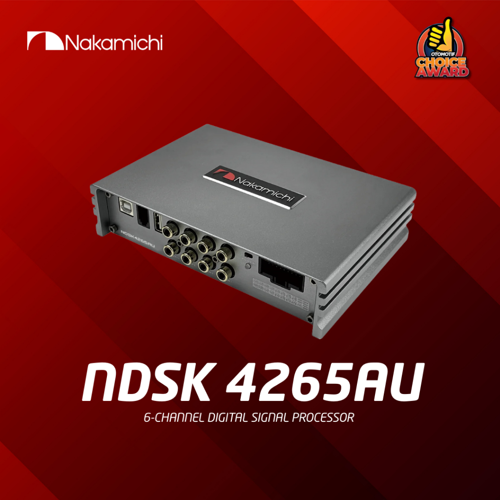 Nakamichi DSP Power Amplifier Digital Signal Processor Audio Mobil NDSK 4265 AU