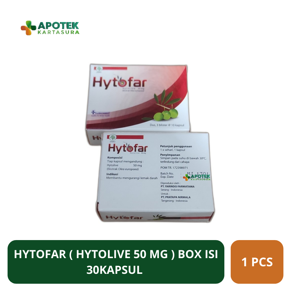 HYTOFAR ( HYTOLIVE 50 MG ) BOX ISI 30KAPSUL