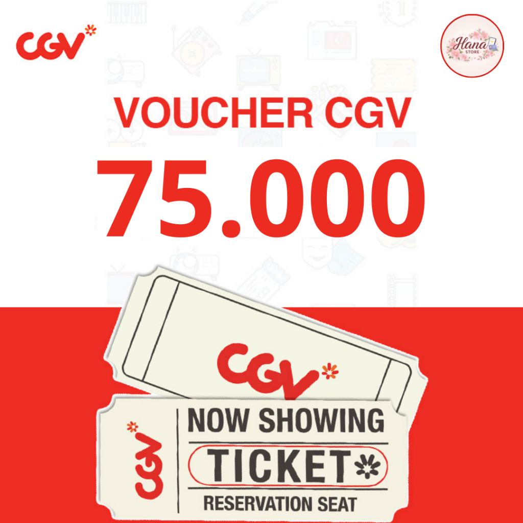 CGV e Voucher Digital 75K 75Ribu 75.000 Termurah