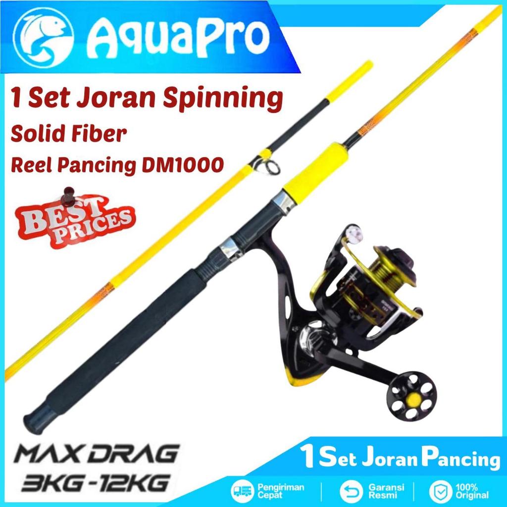 Josh Pancing - 1 Set Alat Joran Pancing Ikan Laut Grouper Medium Strong Solid Fiber Glass Daily