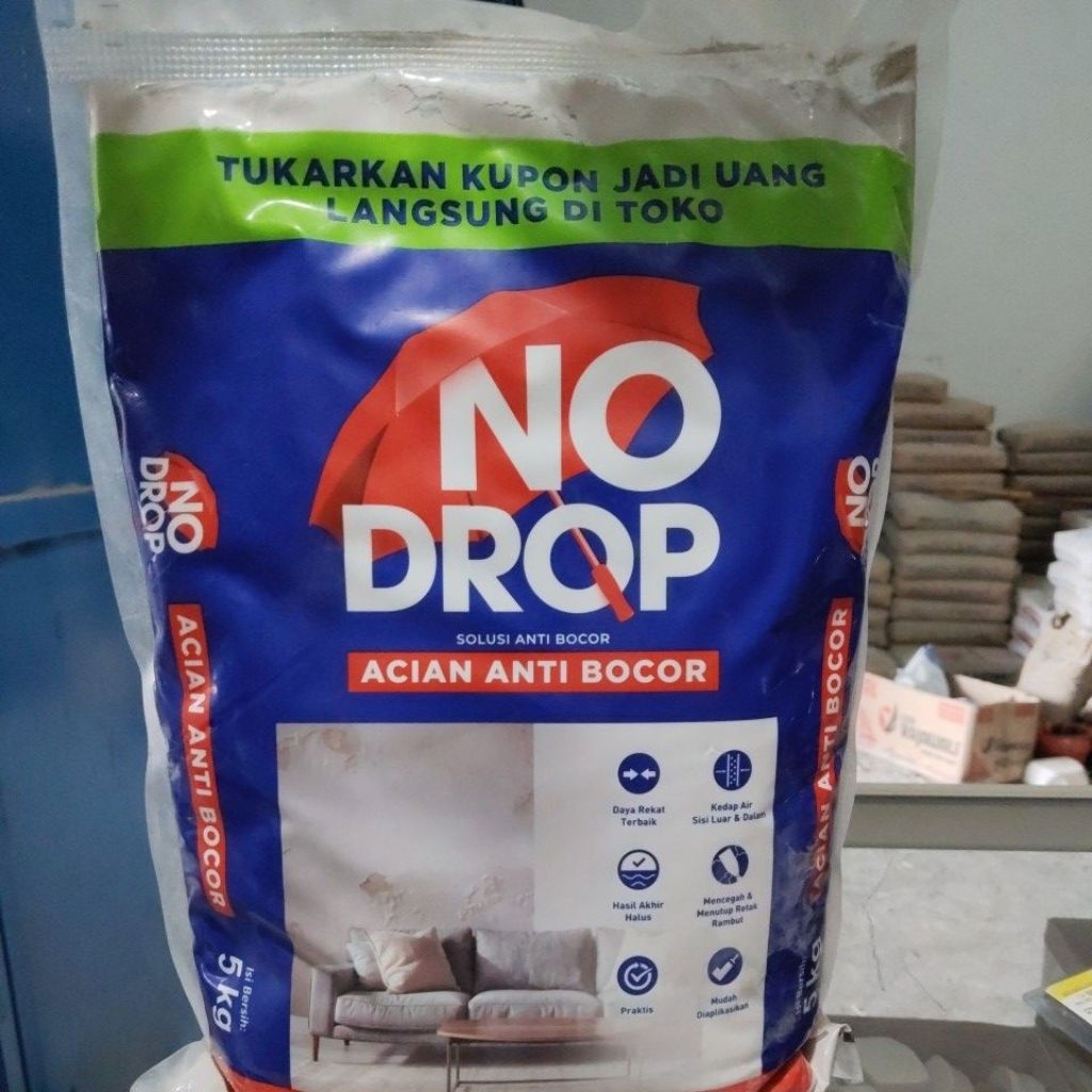 Trendstoree_Net Acian No Drop 5Kg. Acian Anti Bocor Khusus Dinding Lembab