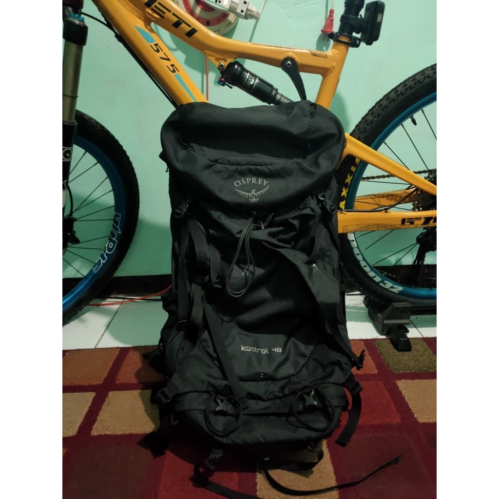 Keril Tas Gunung Osprey Kestrel 48 Original