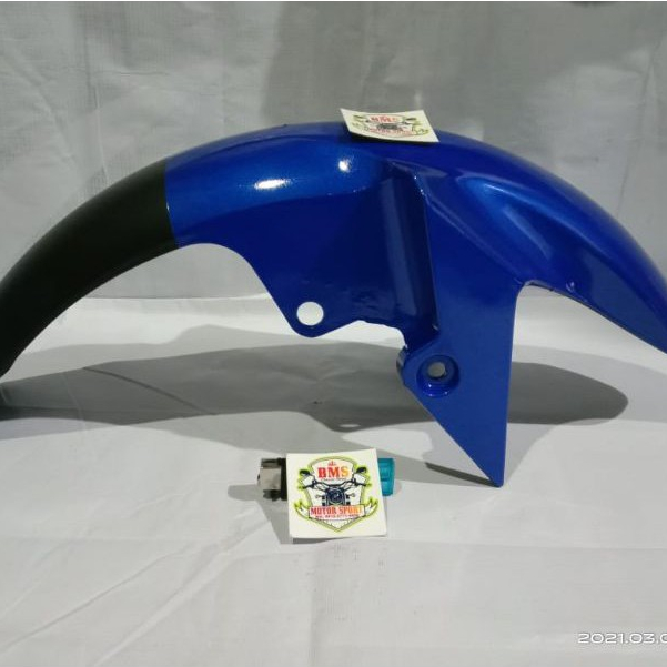 spakbor depan Yamaha Vixion NVL warna biru