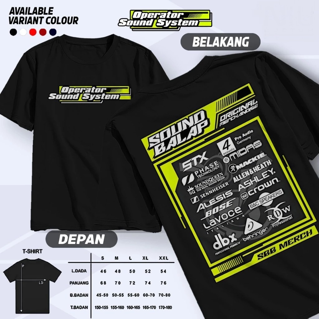 KAOS OPERATOR SOUND SYSTEM BALAP KAOS DISTRO OPERATOR SOUND SYSTEM BALAP PRIA WANITA