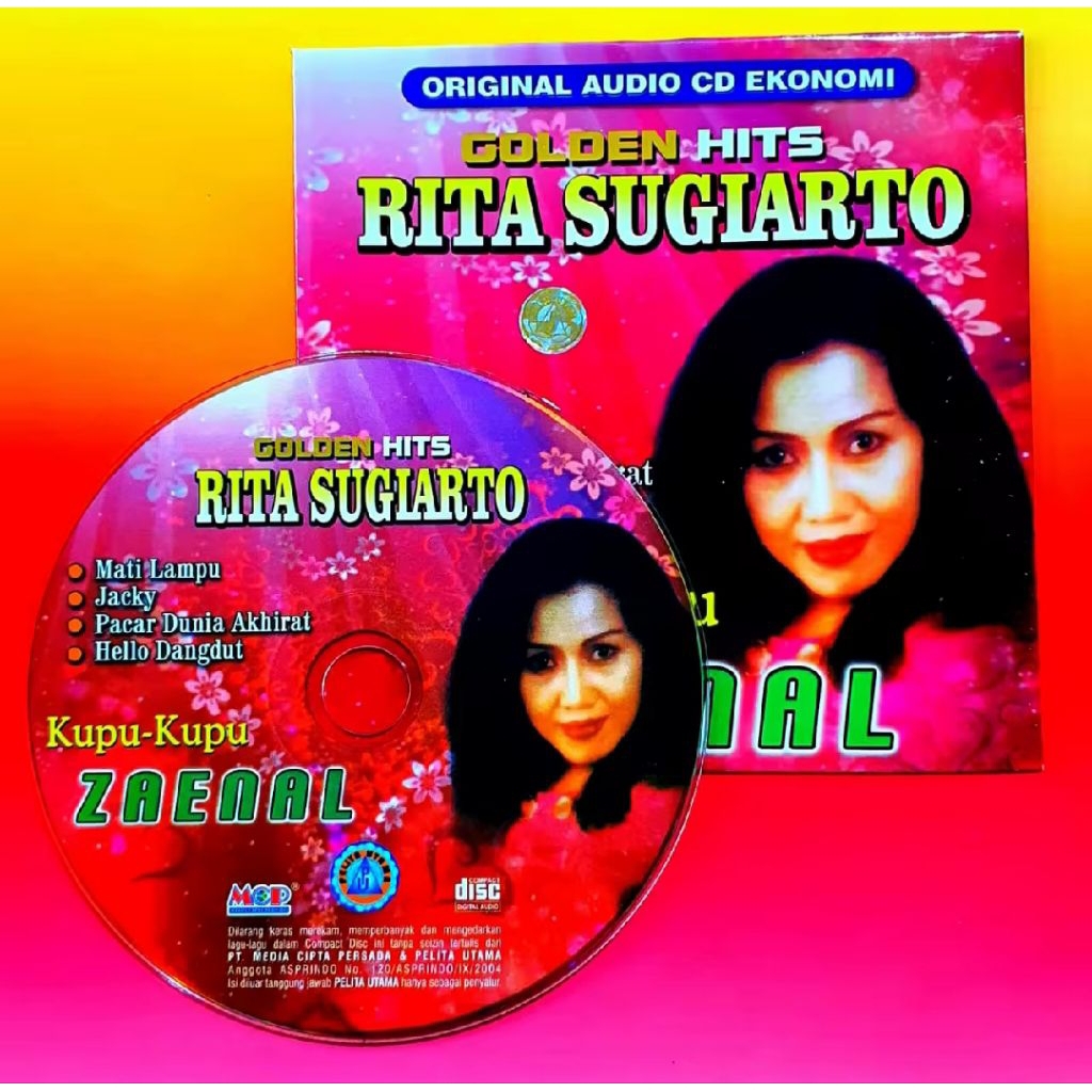 KASET CD CIMPACT DISC LAGU DANGDUT ALBUM RITA SUGIARTO-RITA SUGIARTO FULL ALBUM-KASET RITA SUGIARTO-