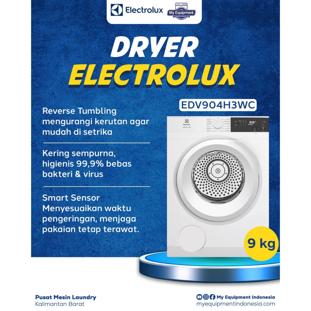 Mesin Pengering Pontianak Electrolux 150 Watt