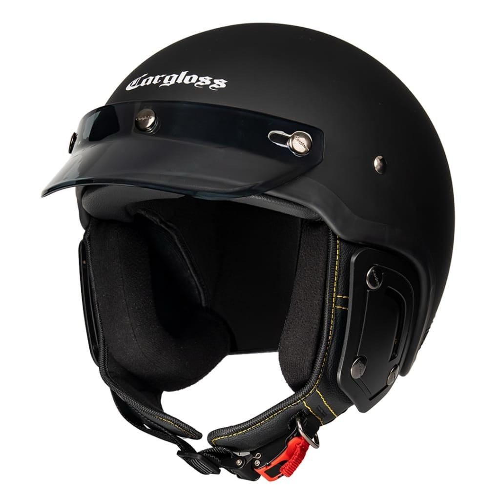 Helm Halfface Retro Cargloss Chips Original All Varian Semarang