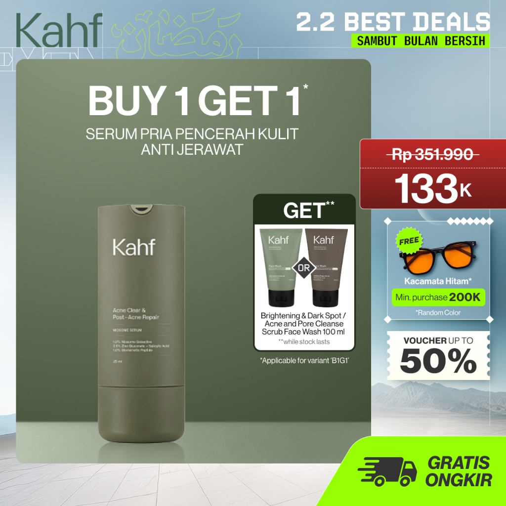 NEW Kahf Serum Series - Acne Clear & Post-Acne Repair/Bright Intensifying & Pigment Corrector/Bright